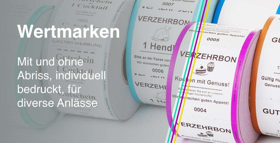 Mit und ohne Abriss, individuell bedruckt, für diverse Anlässe